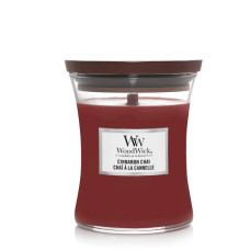 Ароматична свічка з ароматом ванілі та кориці Woodwick Mini Cinnamon Chai 85 г - фото №1