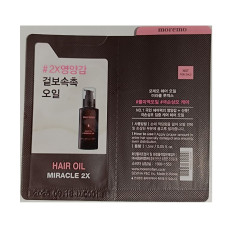 Восстанавливающее масло MOREMO Hair Oil Miracle 2X 1,5 мл - фото №1