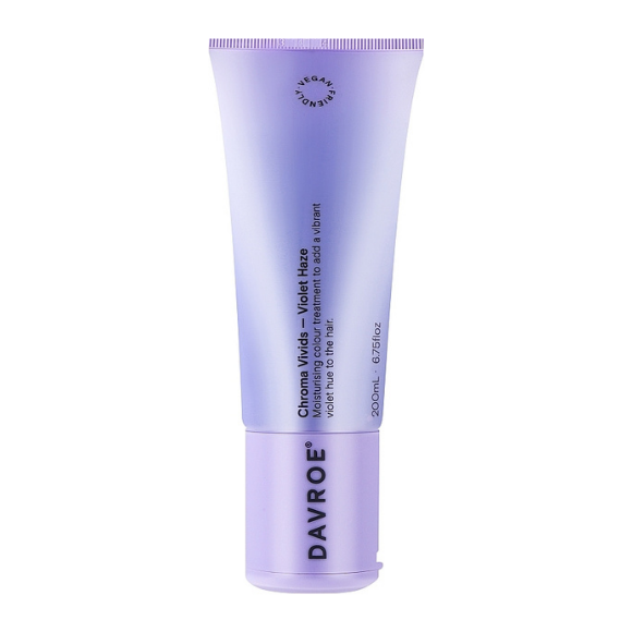 Тонуючий бальзам, що надає фіолетовий відтінок волоссю Davroe Chroma Colour Violet Haze 200 мл - фото №1