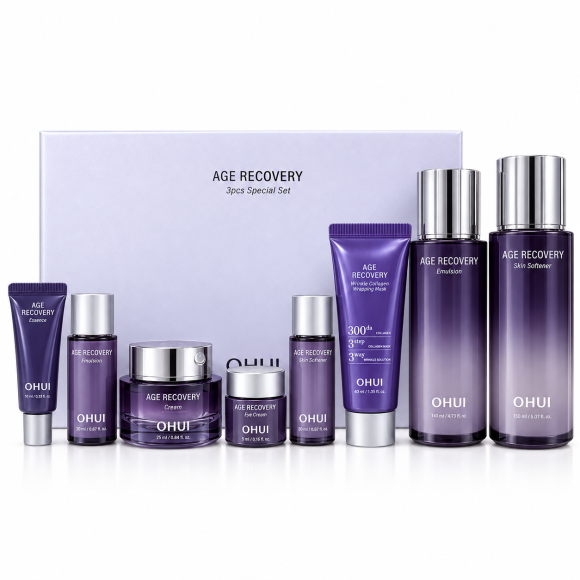 Люкс набір антивіковий для обличчя O HUI Age recovery 3pcs Special set - фото №1
