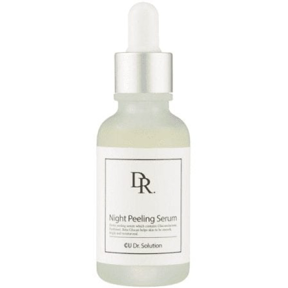 Нічна пілінг-сироватка з 12% глюконолактон CU Skin Dr.Solution Night Peeling Serum 30 мл - фото №1