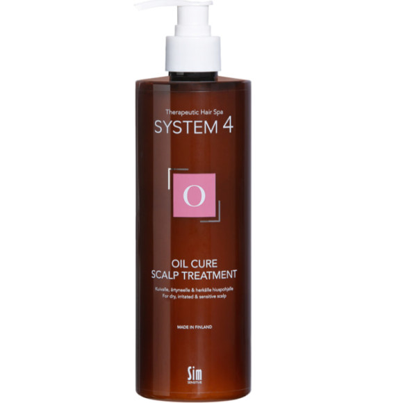 Пилинговая маска «О» для очищения кожи головы Sim Sensitive System 4 Oil Cure Scalp treatment O 500 мл - фото №1