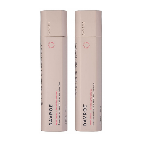 Набір для відновлення волосся: шампунь та кондиціонер Davroe DUO Repair Senses Revitalizing 325 мл* 2 шт - фото №1