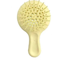 Гребінець для волосся  світло- жовтий  Janeke Superbrush Mini The Original light yellow - фото №1