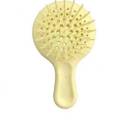 Гребінець для волосся  світло- жовтий  Janeke Superbrush Mini The Original light yellow - фото №1