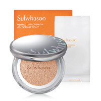 Набір : зволожуючий кушон з змінним блоком Sulwhasoo Perfecting Cushion Coussin de teint 23N1 Sand 15+15 мл - фото №1