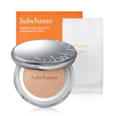 Набір : зволожуючий кушон з змінним блоком Sulwhasoo Perfecting Cushion Coussin de teint 23N1 Sand 15+15 мл - фото №1