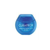 Нитка міжзубна вощена з ароматом м`яти  Curaprox Dental Flos Waxed DF 834 50 м - фото №1