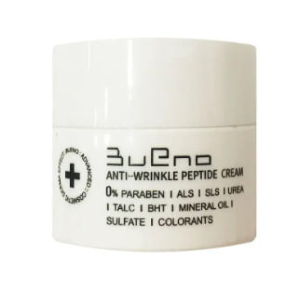 Мініатюра антивікового крему для обличчя з пептидами Bueno Anti-Wrinkle Peptide Cream - фото №1