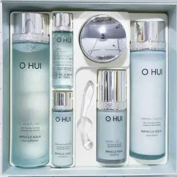 Зволожуючий набір по догляду за шкірою O hui Miracle Aqua 4pcs Special Set - фото №1