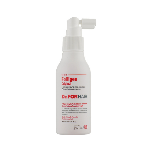 Стимулюючий тонік для росту волосся Dr. FORHAIR Folligen Tonic 120 мл - фото №1