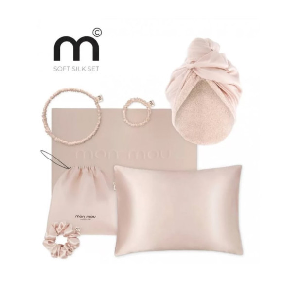 Подарунковий набір нюдовий  Mon Mou Soft Silk Set - фото №1