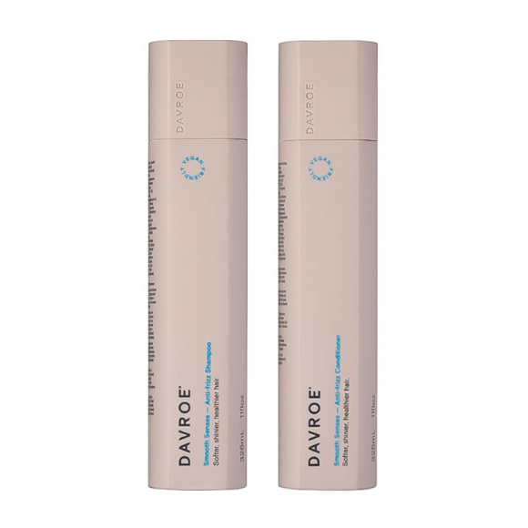 Набір для гладкості волосся: шампунь та кондиціонер Davroe DUO Smooth Senses Anti-Frizz 325 мл* 2 шт - фото №1
