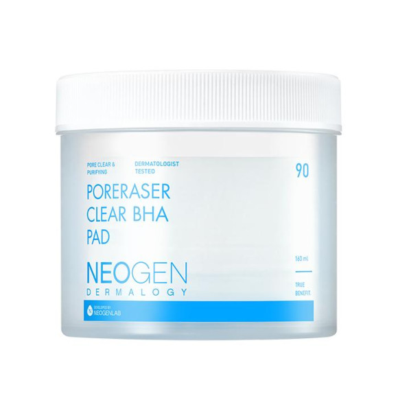 Пілінг-педи для очищення пор з BHA кислотами Neogen Poreraser Clear BHA Pad  1 уп - 90 шт - фото №1