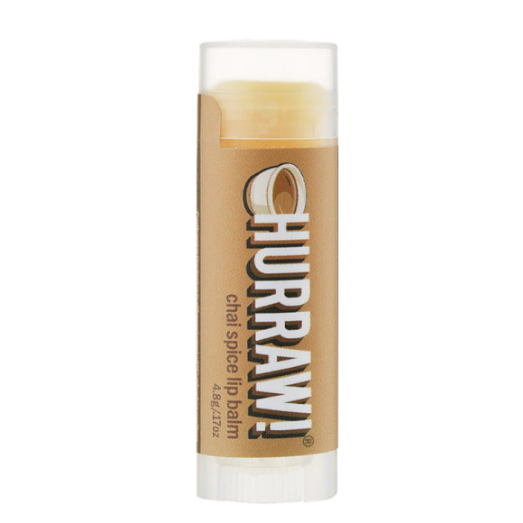 Бальзам для губ з ароматом "Пряний чай" Hurraw! Chai Spice Lip Balm  - фото №1