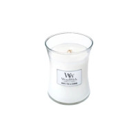 Ароматична свічка з ароматами жасмину Woodwick Mini White Tea & Jasmine  - фото №1