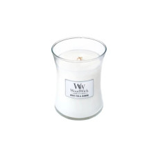 Ароматическая свеча с ароматами жасмина Woodwick Mini White Tea & Jasmine  - фото №1