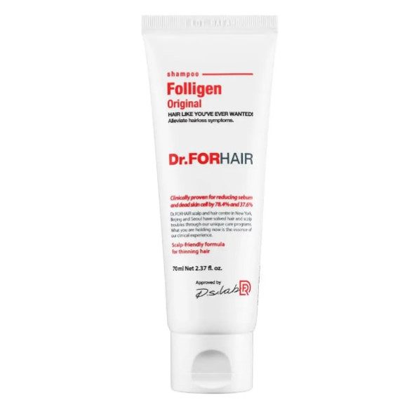 Зміцнюючий шампунь проти випадіння волосся Dr. FORHAIR Folligen Shampoo 70 мл - фото №1