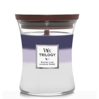 Ароматична свічка з тришаровим ароматом Woodwick Medium Trilogy Evening Luxe 275 г - фото №1