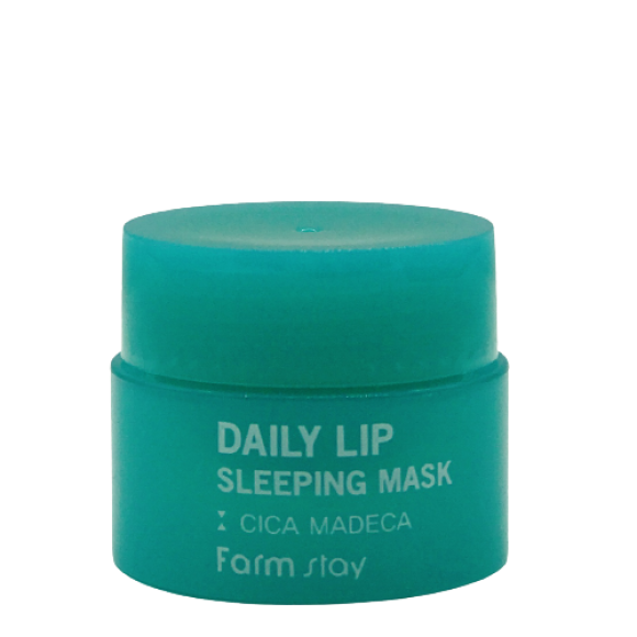 Нічна маска для губ з центеллою FarmStay Daily Lip Sleeping Mask Cica Madeca - фото №1