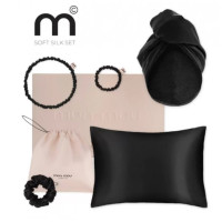 Подарунковий набір чорний  Mon Mou Soft Silk Set - фото №1