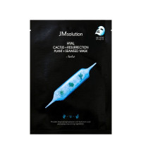 Тканинна маска з кактусом і водоростями JMsolution Hyal Cactus + Resurrection Plant + Seaweed Mask 1 шт - 30 мл - фото №1