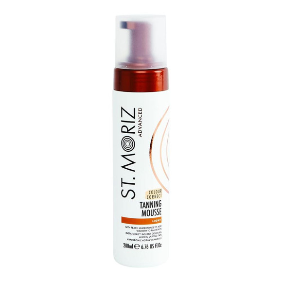 Мус для корекції автозасмаги світлий ST. MORIZ Advanced Colour Correcting Tanning Mousse Light 200 мл - фото №1