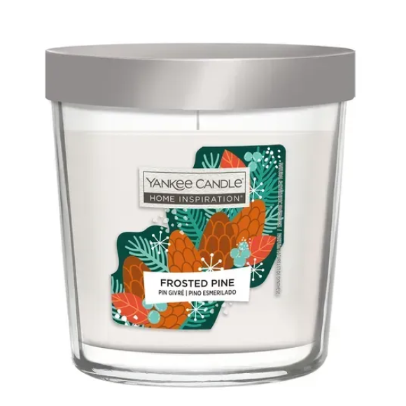Ароматична свічка Frosted Pine Yankee Candle Home Inspiration Value Tumbler 200 г - фото №1