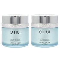 Зволожувальний гель-крем з гіалуроновою кислотою o hui miracle aqua gel cream special set - фото №1