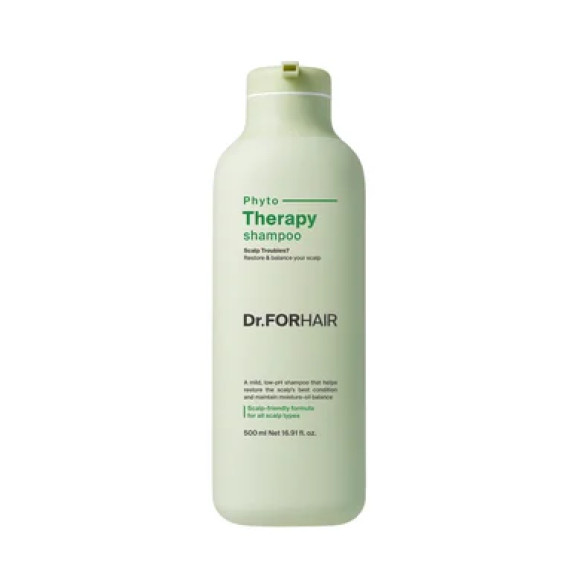 Фітотерапевтичний шампунь для чутливої шкіри голови Dr. FORHAIR Phyto Therapy Shampoo 500 мл - фото №1