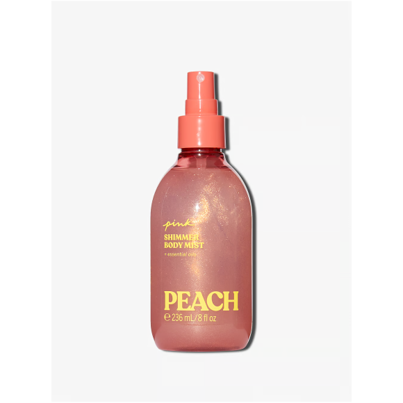 Спрей із шиммером Victoria's Secret PINK Shimmer Peach Body Mist 236 мл - фото №1