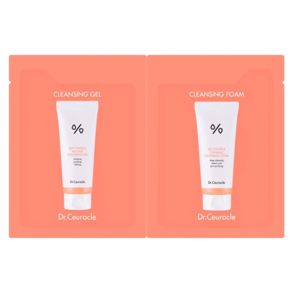 Пробніки Dr. Ceuracle 5 alfa Control Cleansing Gel and Cleansing Foam - фото №1