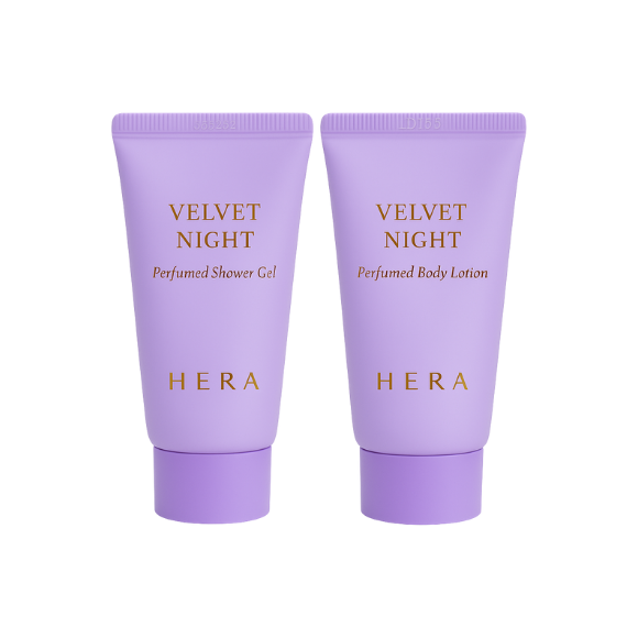 Набір мініатюр для тіла: гель для душу та лосьйон Hera Velvet Night Perfumed Body Kit - фото №1