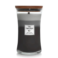 Ароматична свічка з тришаровим ароматом Woodwick Large Trilogy Warm Woods 609 г - фото №1