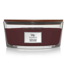 Ароматична свічка з ароматом темної вишні та амбри Woodwick Ellipse Phantom Cherry 453 г - фото №1