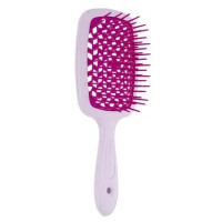 Гребінець для волосся ліловий з лавандовим Janeke 1830 Superbrush The Original Italian - фото №1