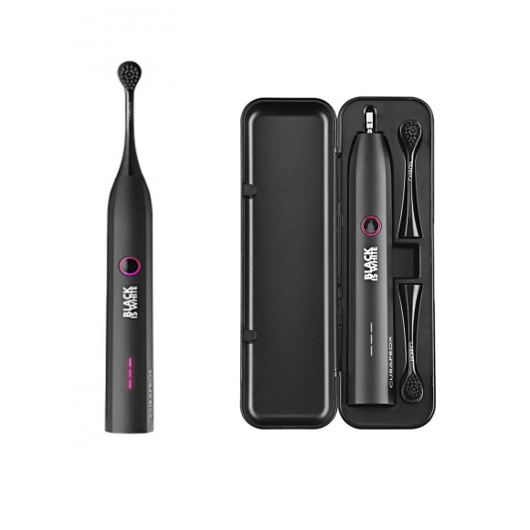 Електрична зубна щітка Curaprox Black is white Hydrosonic - фото №1