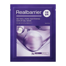 Гідрогелева маска з ретинолом для звуження пор Real Barrier Retinol Pore Tightening Serum Gel Mask 30 ml - фото №1