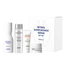 Набор с сывороткой с ретинолом и миниатюрами IOPE Retinol Super Bounce Serum Gift Set - фото №1