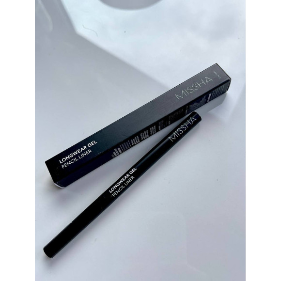Олівець для очей Missha Long Wear Gel Pencil Liner Titan Black - фото №1