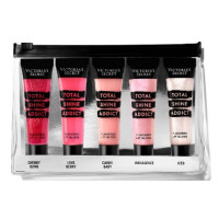 Набір блисків для губ Victoria`s Secret Total Shine Addict Flavored Lip Gloss - фото №1