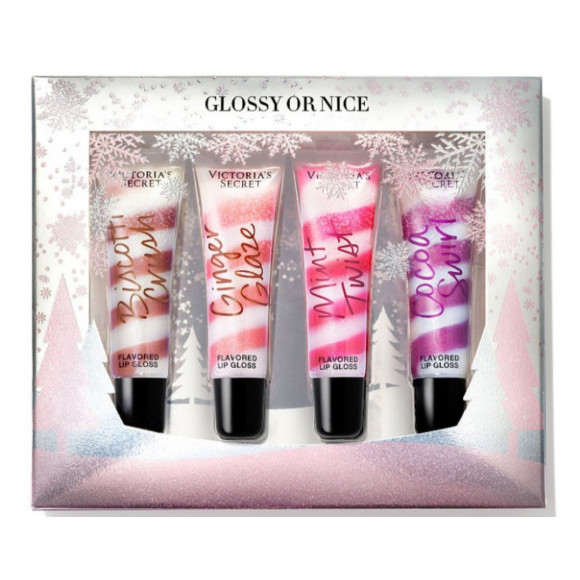 Набір блисків для губ Victoria`s Secret Flavor Of Christmas Favorites Gloss - фото №1