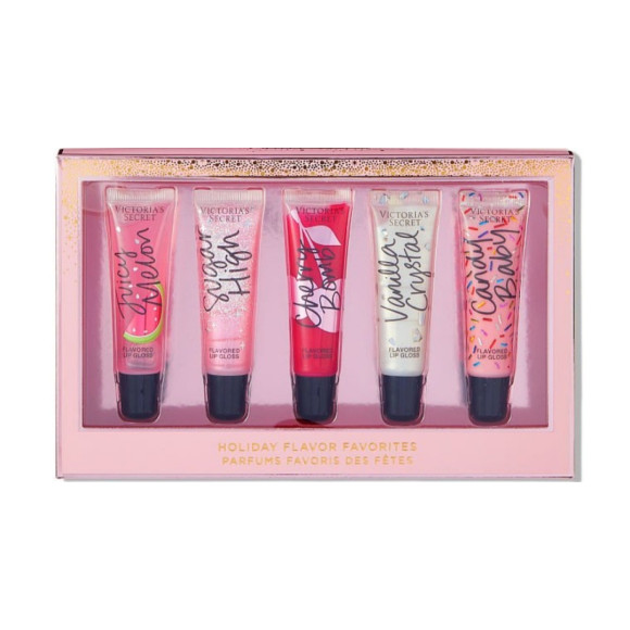 Подарунковий набір блисків для губ Victoria's Secret Holiday Flavor Favorites Gloss Set - фото №1
