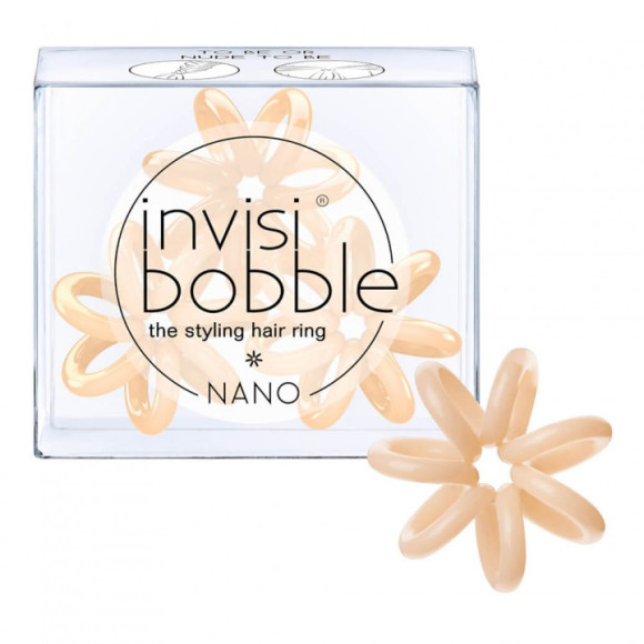 Резинка-браслет для волосся  Invisibobble Nano nude - фото №1
