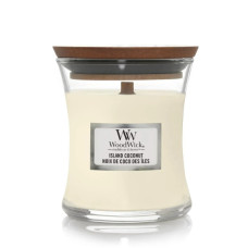 Ароматична свічка з ароматом кокосу та ананасу Woodwick Mini Island Coconut 85 г - фото №1