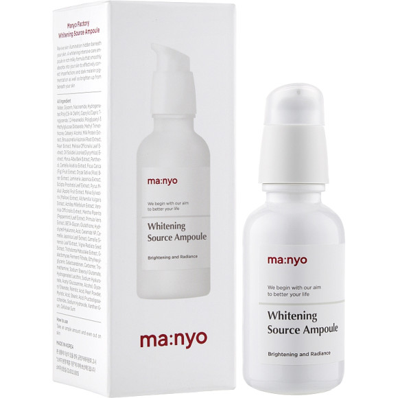 Сироватка з ніацинамідом проти пігментації Manyo Whitening Source Ampoule - фото №1