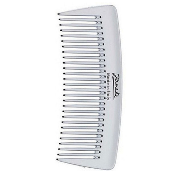 Гребінь для волосся, сріблястий Janeke Supercomb silvery - фото №1