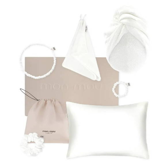 Подарунковий набір білий Mon Mou Soft Silk Set - фото №1