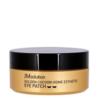 Гідрогелеві патчі з протеїнами золотого шовкопряда JMsolution Golden Cocoon Home Esthetic Eye Patch - фото №1