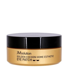Гідрогелеві патчі з протеїнами золотого шовкопряда JMsolution Golden Cocoon Home Esthetic Eye Patch - фото №1